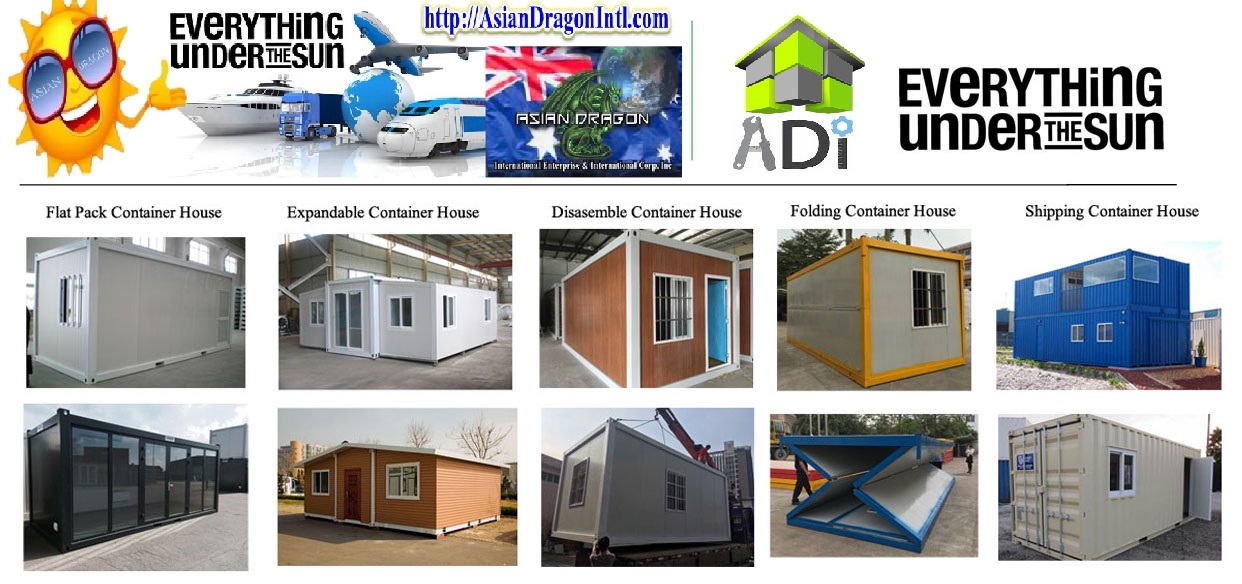 ADI low cost prefab folding container house