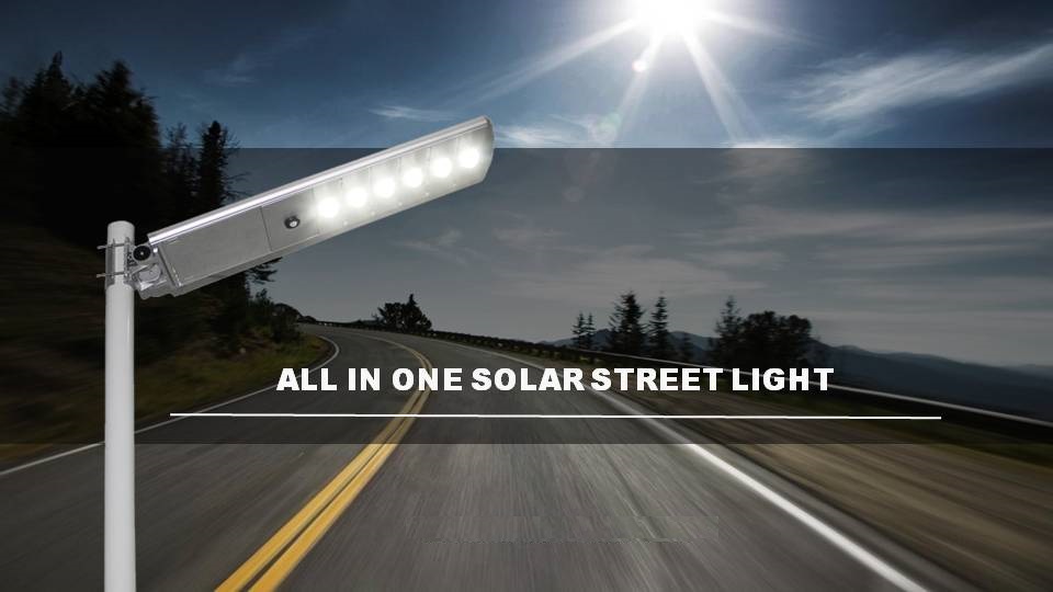 All in one solar street lights 