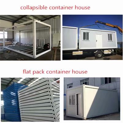 difference for collapsible and flat pack container house