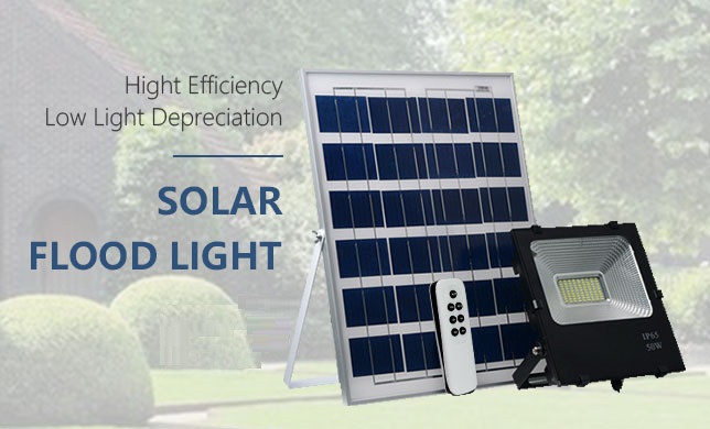 2019 Smart Remote Controlled Solar Flood Light To Beautify Your Yard