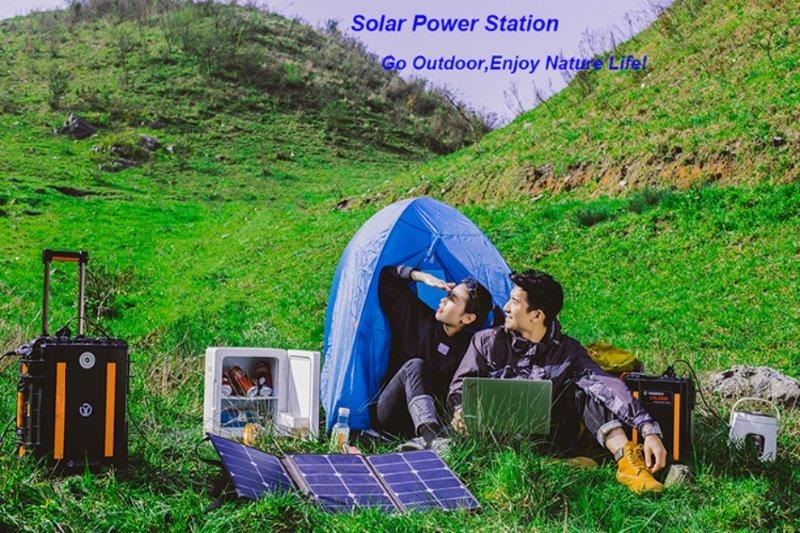 Solar Power Station power with high capacity, Lithium battery