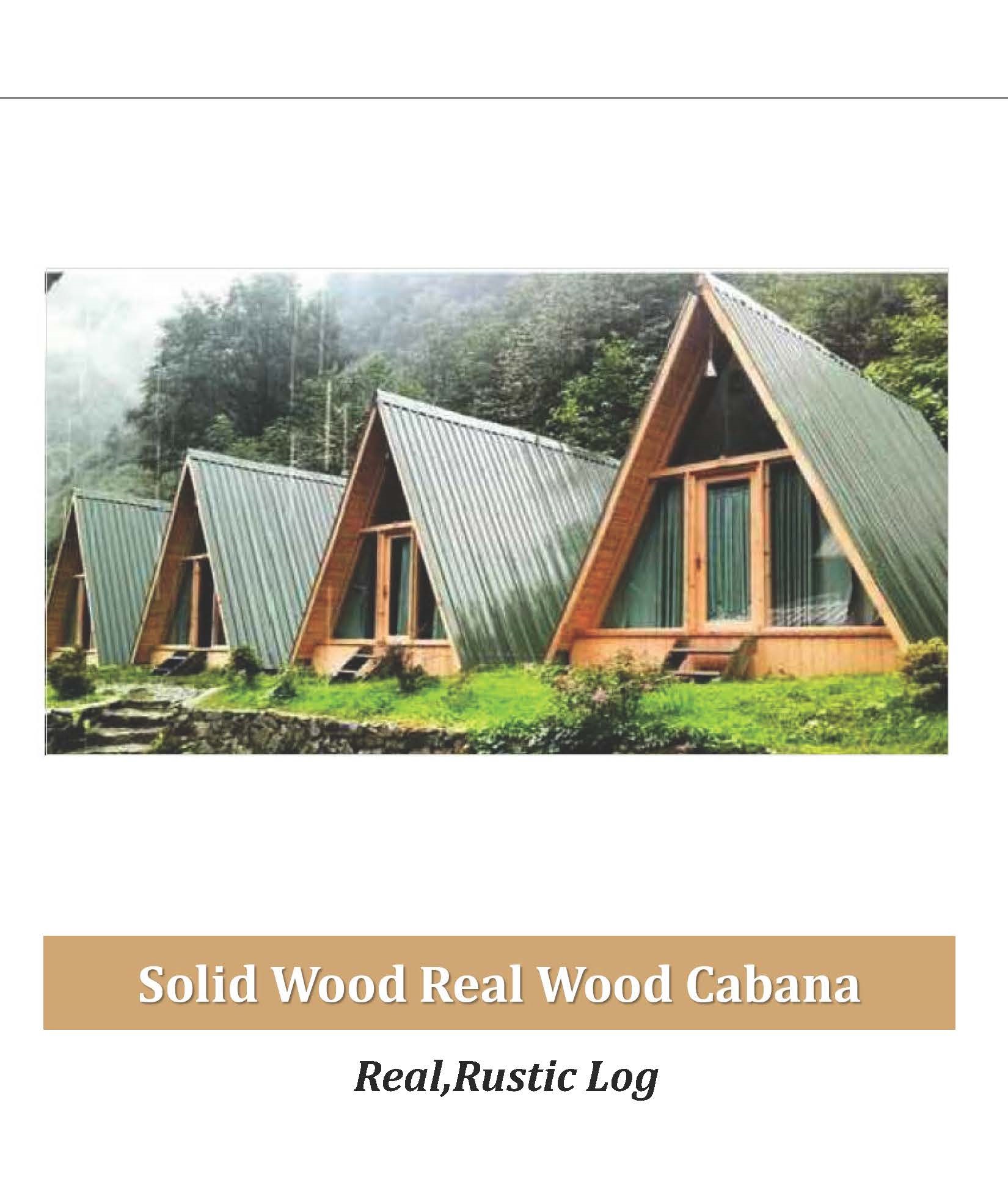 Solid wood real wood cabana