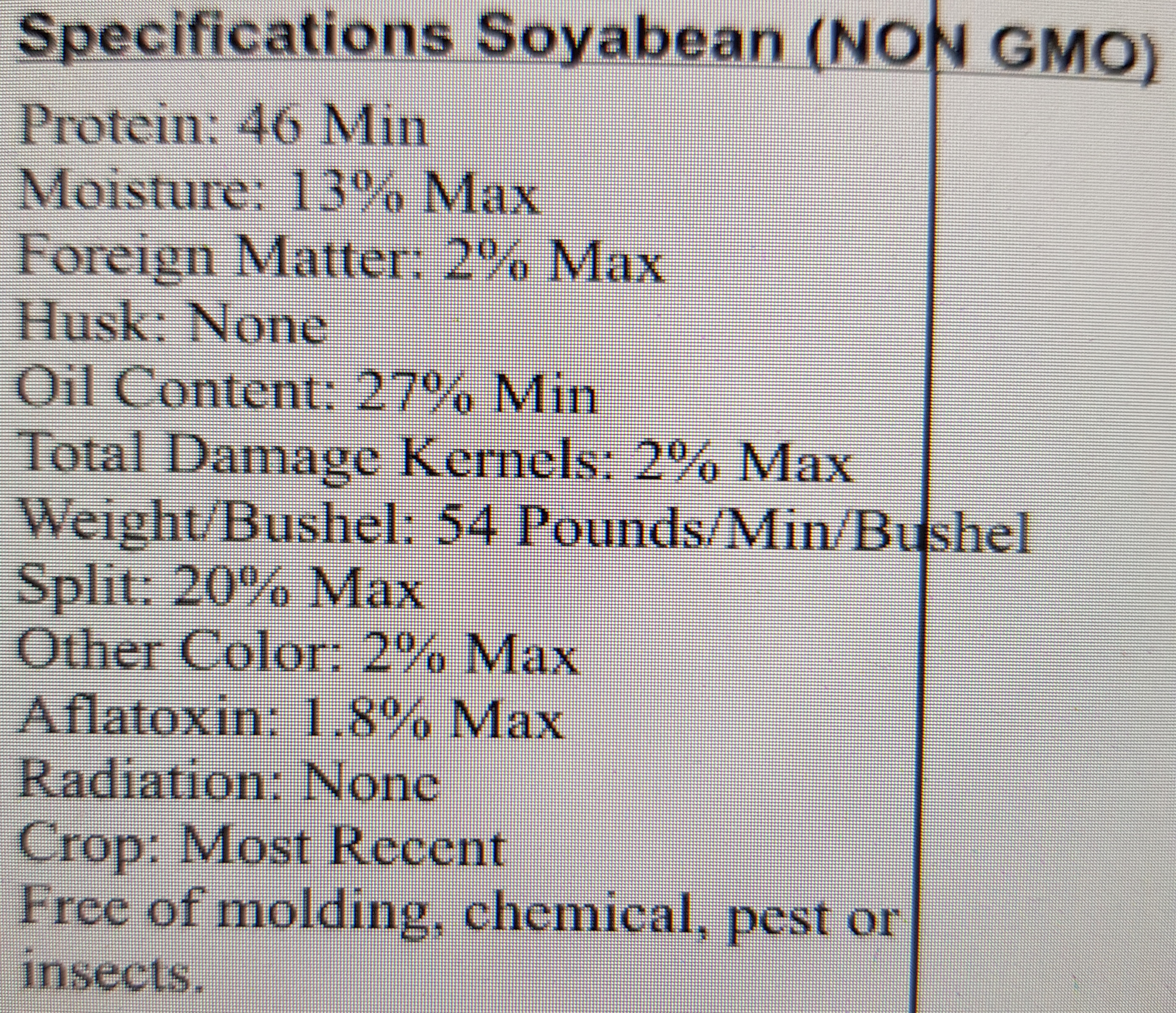 Soya beans (NON GMO)