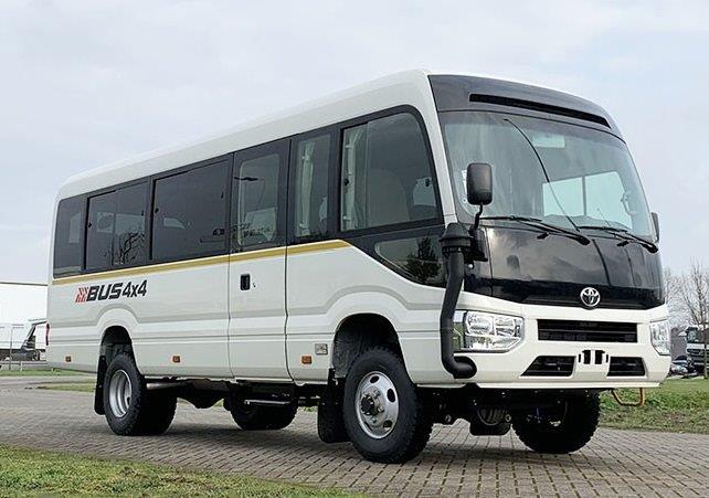 2 Units Toyota Coaster 22S 4x4 4x4 Minibus - NEW Directly available Unit Price: € 110.000,-