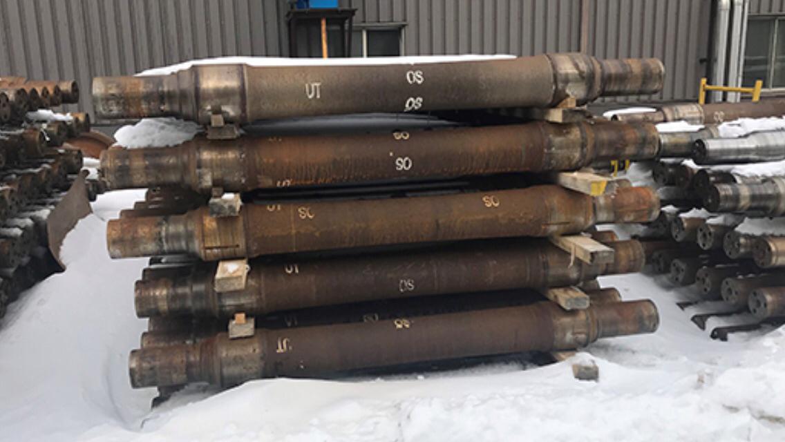About 550 MT used-scrapped Railway axles