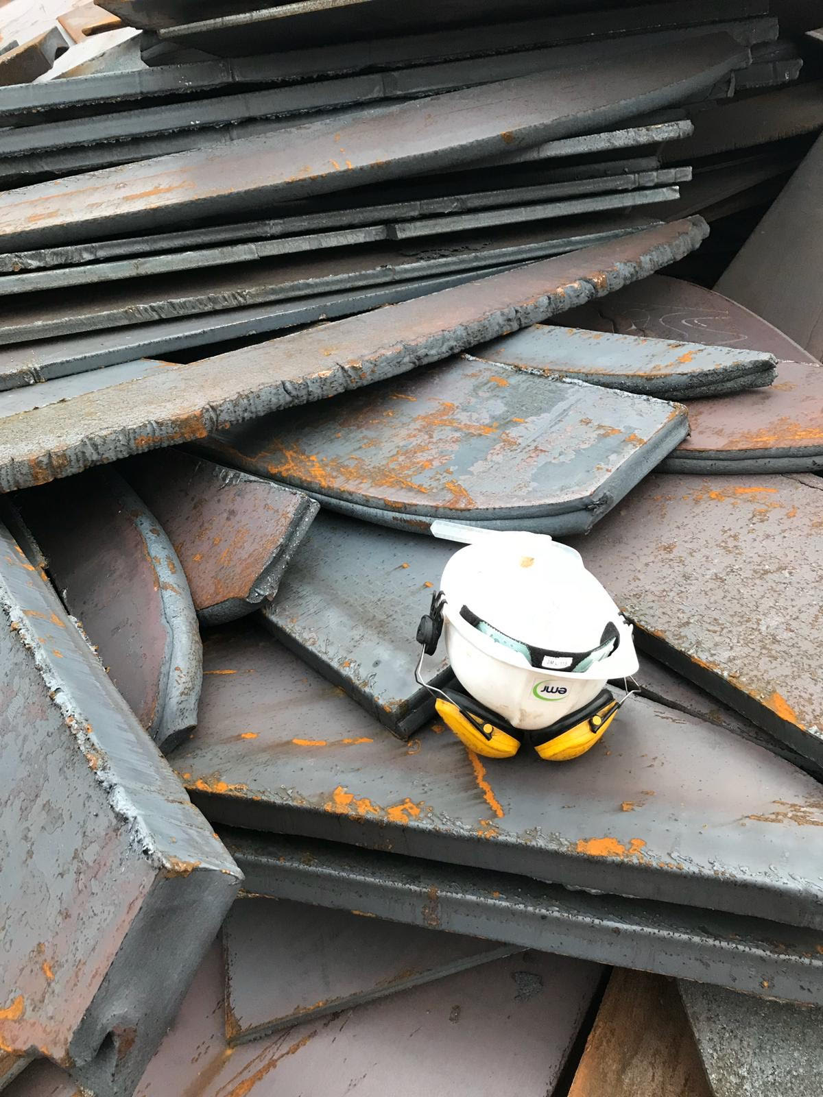 DUPPED PLATES SCRAP FROM UK , 500TONS.