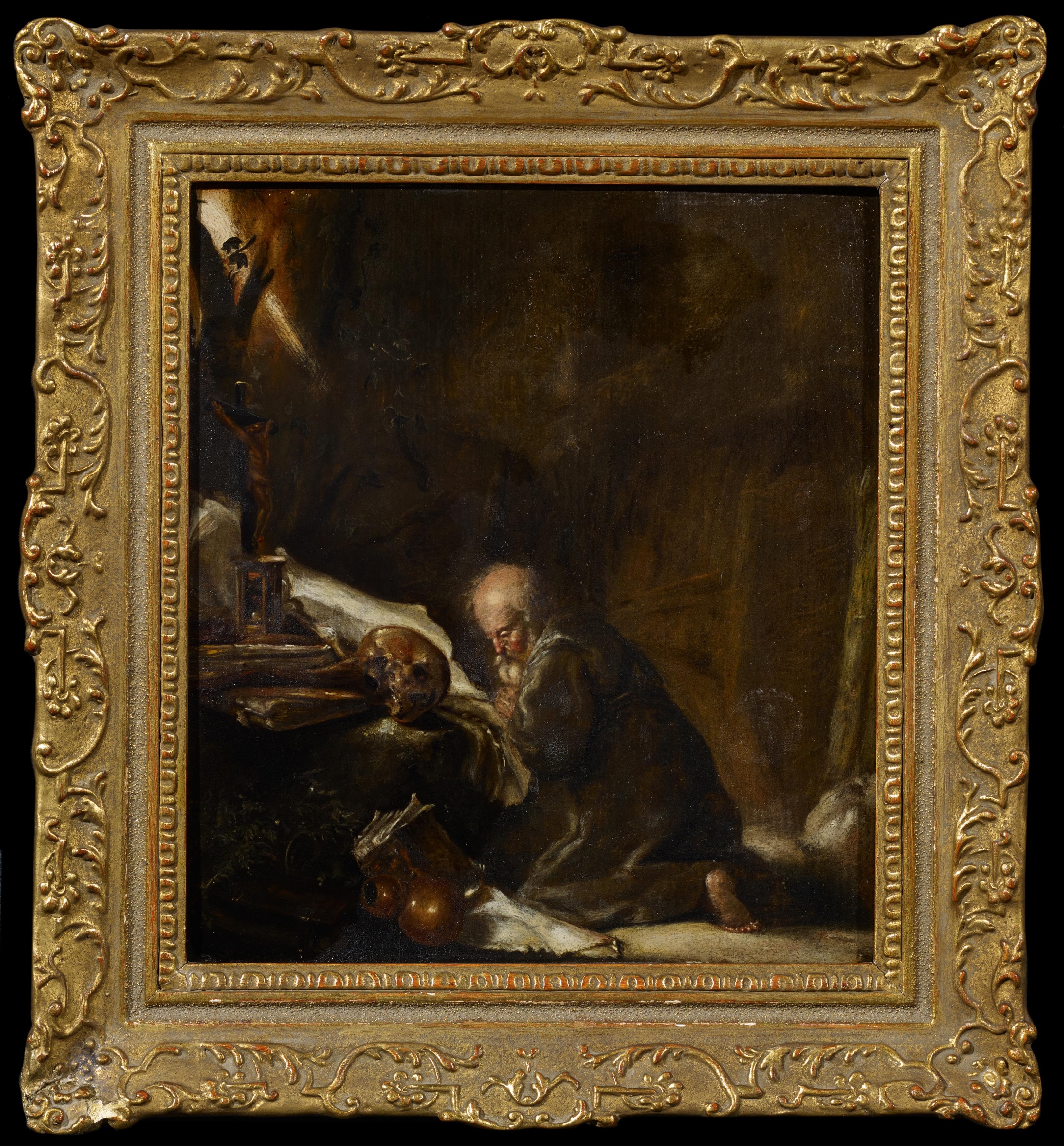 PAINTINGS. Rembrandt. Saint Jérôme dans la caverne
