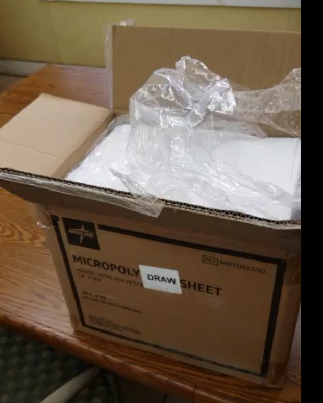 $ 1.50 Each 32,000 First Quality Medline Hospital Flat Bed Sheets Twin Size