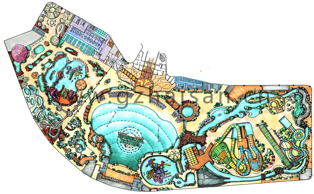 Wanda water park-Another huge water park are under construction
