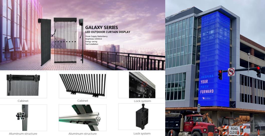  Outdoor mesh LED display