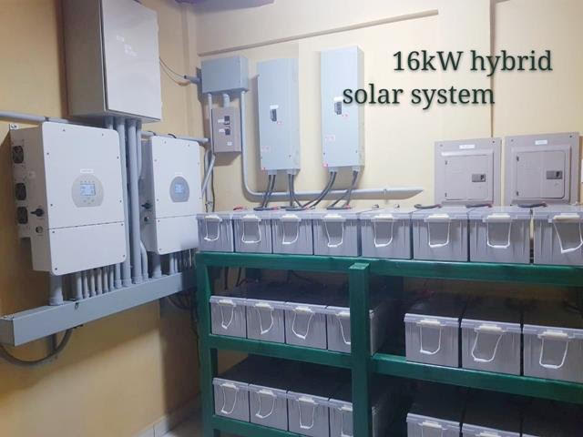 residential hybrid battery storage solar system / Wink