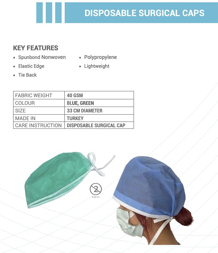 Disposable Surgeon Caps Europe