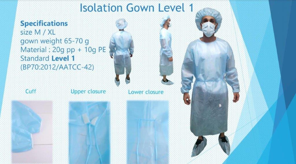 Isolation Gown Level 1