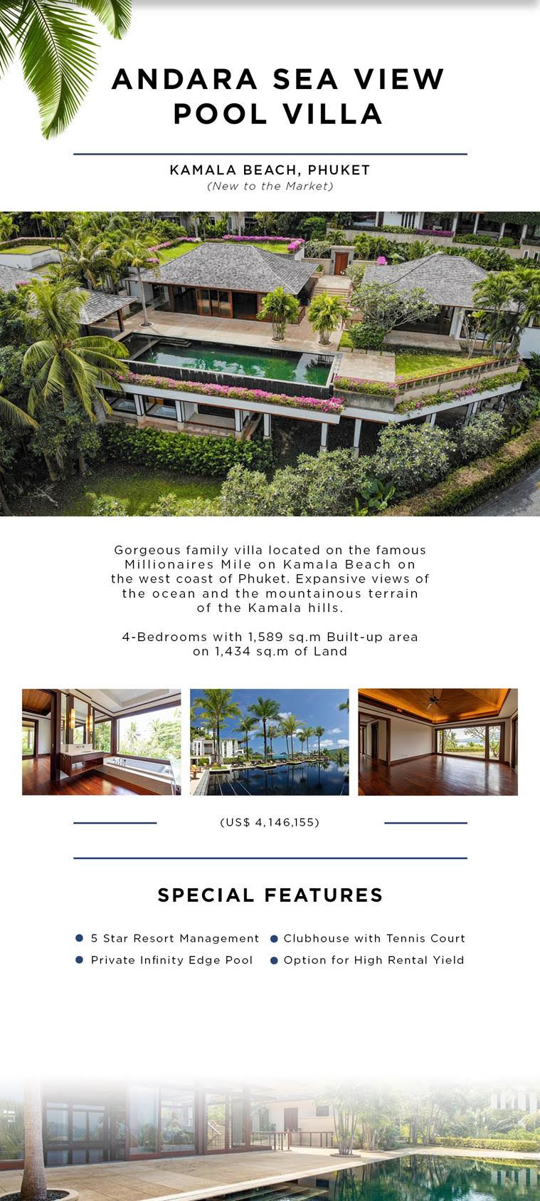 Oceanview Villa in Phuket at Huge Discount
