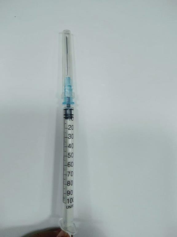 1ml Luer Slip Syringe with needle UK, Europe