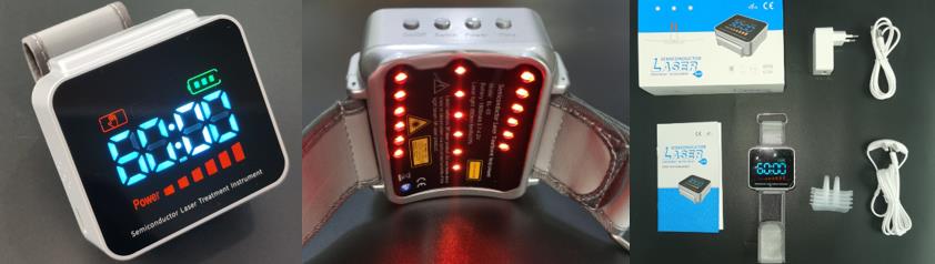 Laser watch therapy device