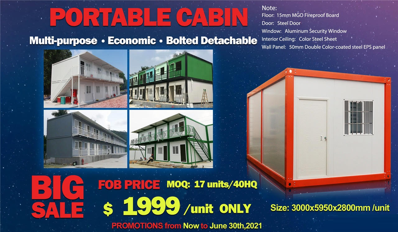 The Top Product Big Sale Portable Cabin