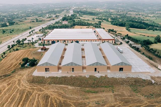 6000Sqm Steel Structure Warehouse Tents Assembled in Sinop, Turkey