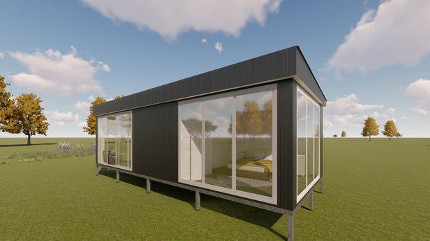 An amazing 40sqm flexible design, folding system permanent house $27,000 