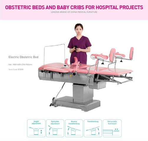 Obstetric Beds and Baby Cribs