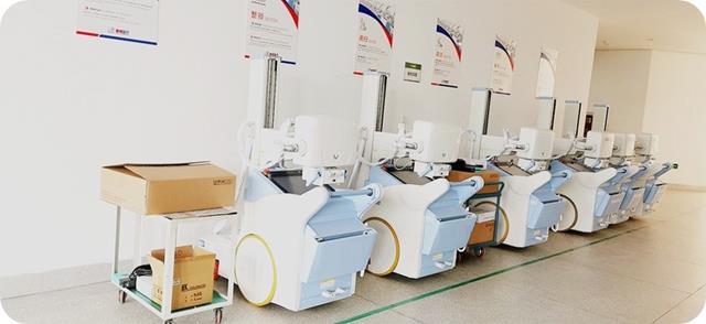 Healthcare and 2nd shipment of units mobile DR was sent to many countries