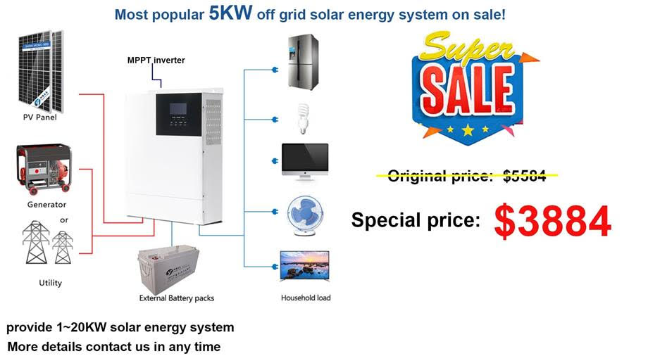 Special price for 5KW off grid system