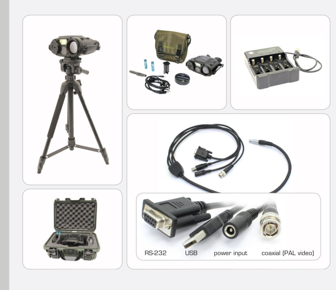 Handheld multi functional Thermal laser rangefinder binocular