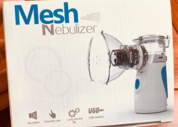 MESH Mini Portable Handheld Ultrasonic Silent Inhale Nebulizer for Kids & Adults