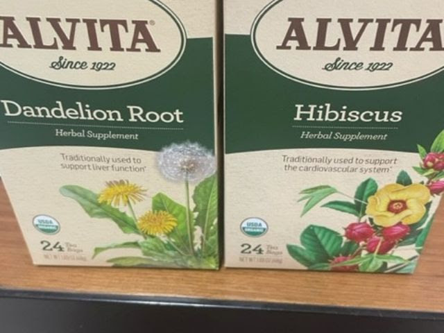 ALVITA Organic Tea. 12000 boxes of 24. EXW New Jersey 