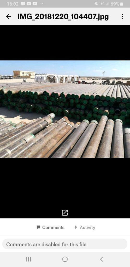Excess Equipment for Sale pipe / casing