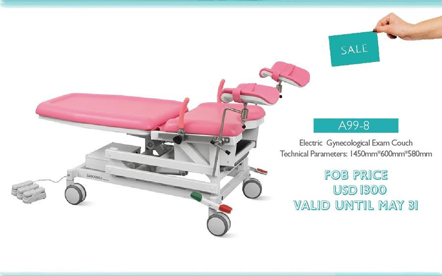 Available in Large Quantities of A99-8 Electric Gynecological Exam Couch