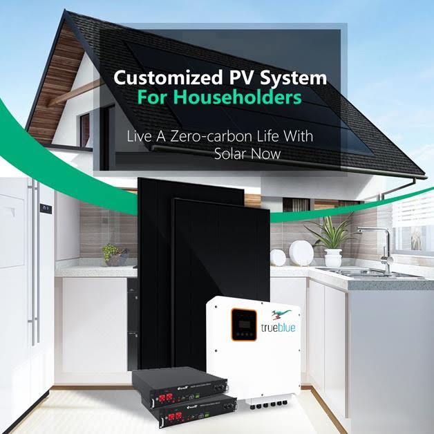 Customized PV System For Householders.
