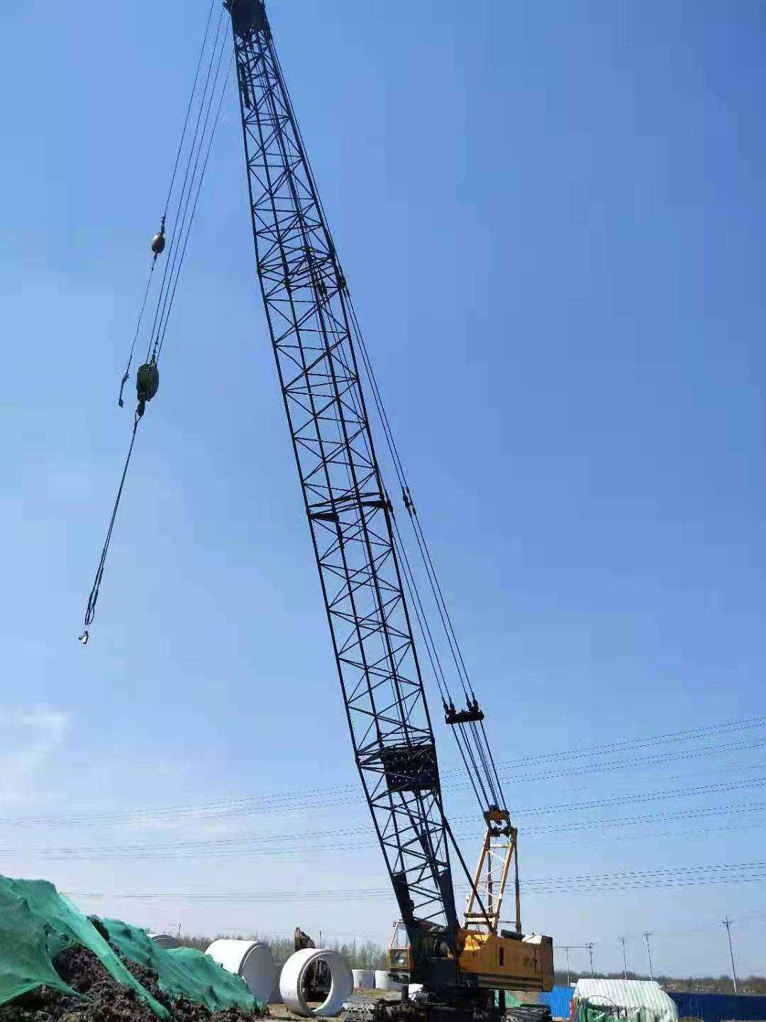 Hitachi 150Ton KH700-2 Japanese Used Crawler Crane which in China for sale now,pls check attached photos and details as below: