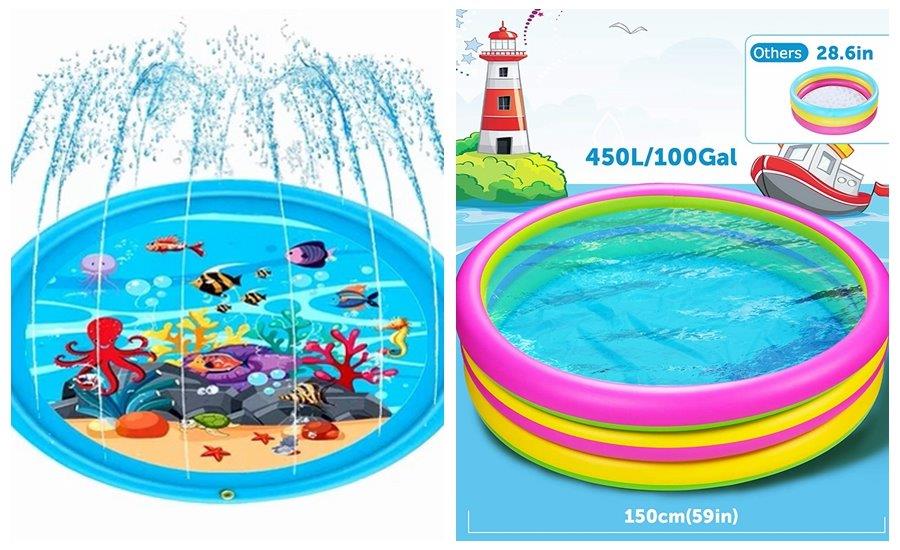 inflatable Kiddie Pool and Splash Pad USA