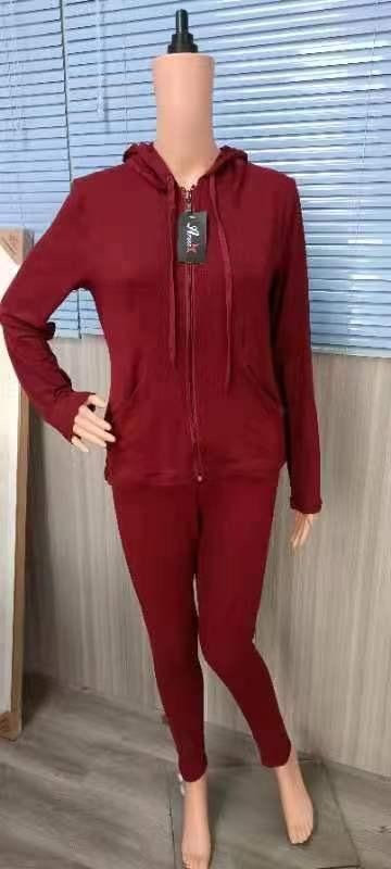 Womens 2 Piece Full Zip Outfits Lounge Jogging Suits. 4980sets. EXW Los Angeles 