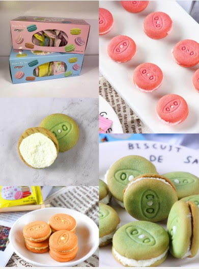 we have one container colorful sandwich cookies is ready for shipment