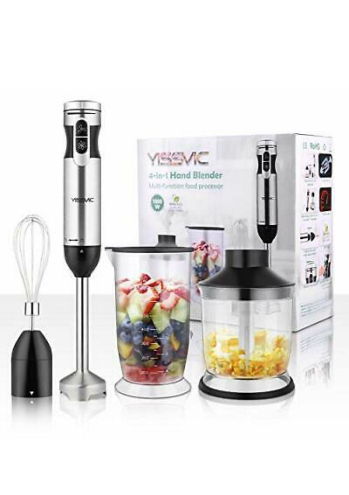 YISSVIC Hand Blender 1000W 4 In 1 Immersion Blender. 900units. EXW Los Angeles 