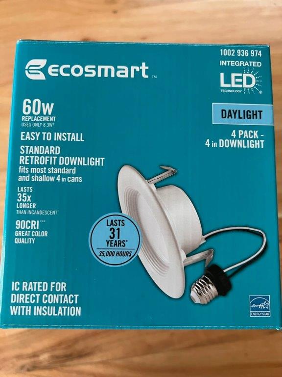 Ecosmart 60W Daylight LED Light Bulb USA