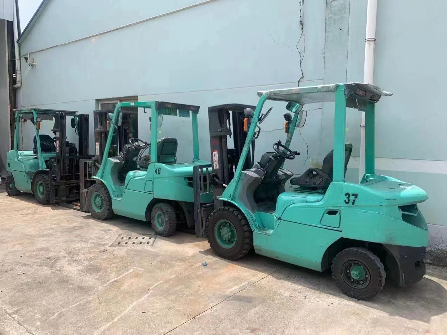 Following Mitsubishi Diesel Forklift For Sale !