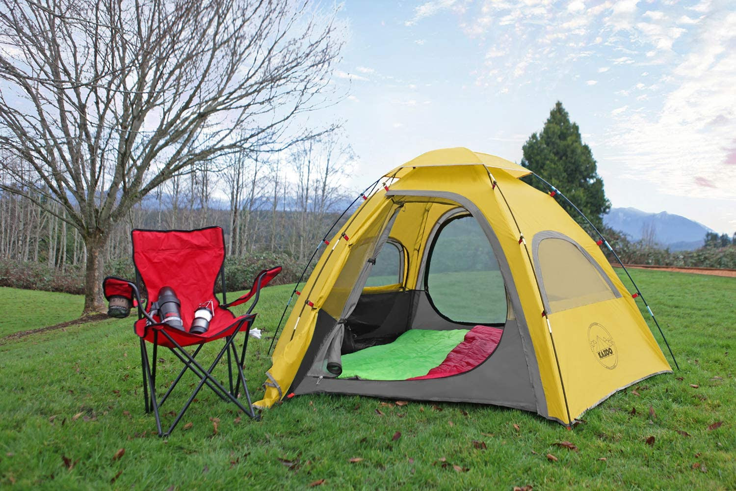 KAZOO Outdoor Waterproof Camping Tent 2/4 Person. 1200units. EXW Los Angeles 