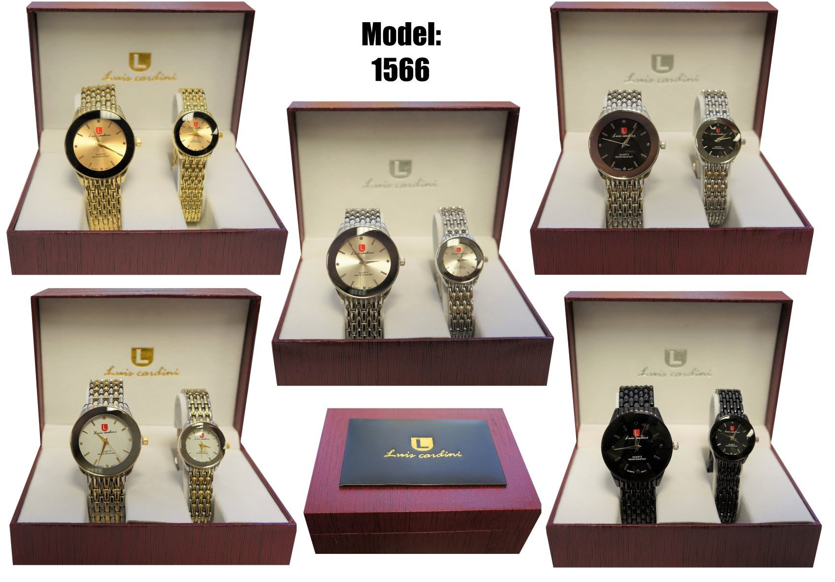 Luis Cardini Couples Watch Gift Sets. 6000sets. EXW Los Angeles $10.95/set.