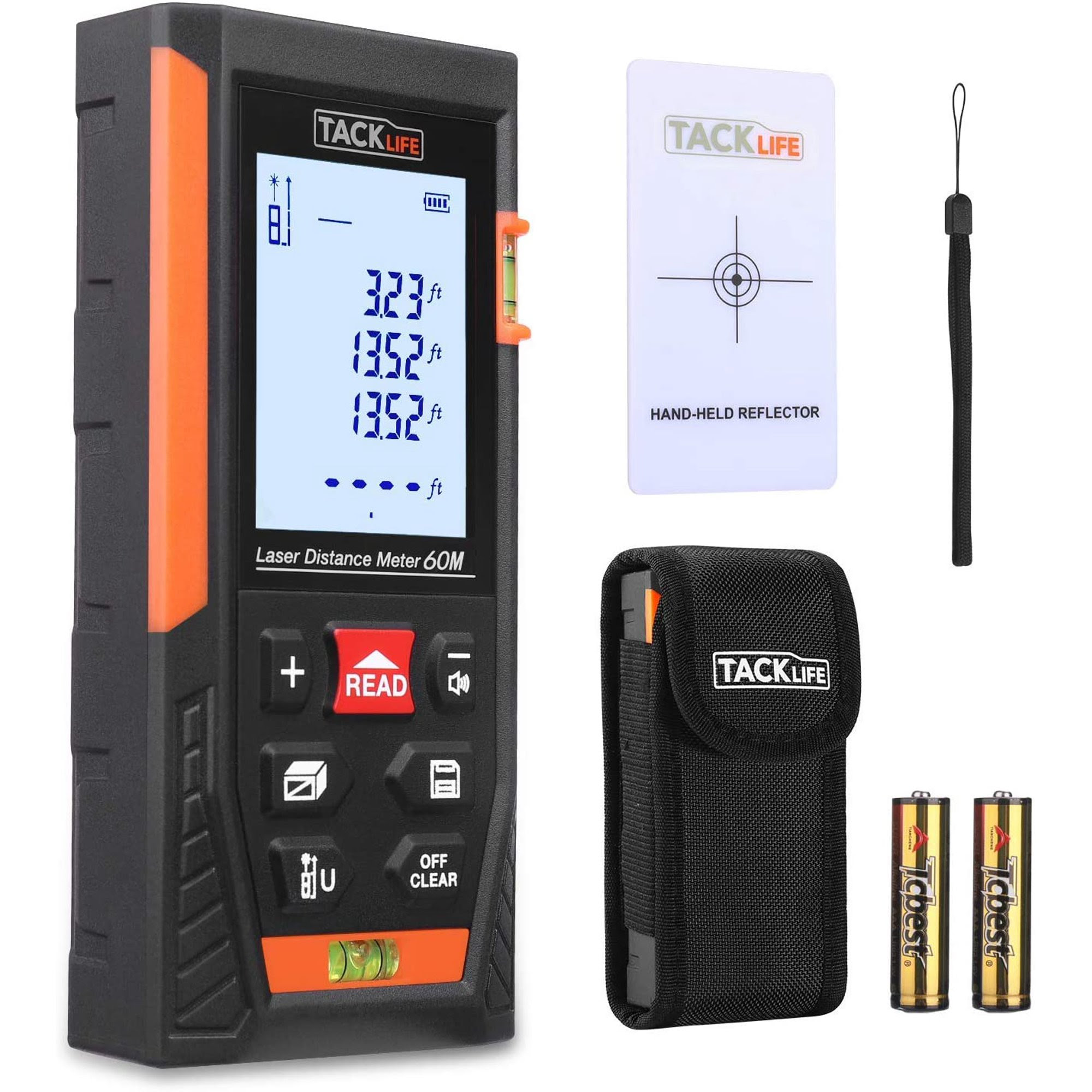 Tacklife Laser Measure HD60 196Ft - 250 Units Brand New In Stock