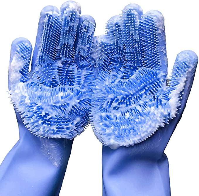 Cleaning & Dishwashing Sponge Scrubber Gloves. 15,000pairs. EXW Los Angeles $3.50/pair.