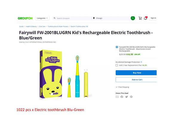 Electric Toothbrushes - Reduced Europe