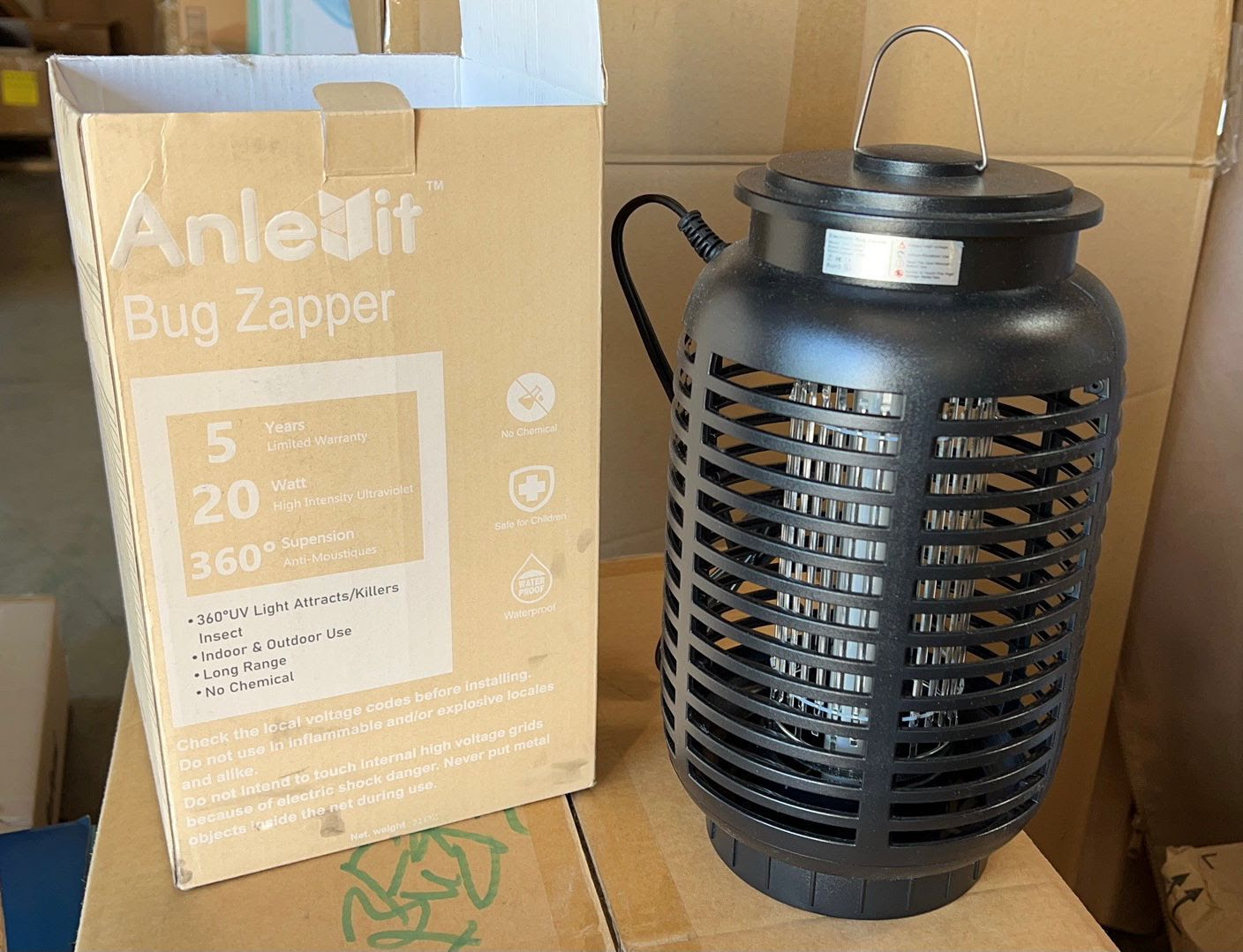 Anlevit 4250V Electric Mosquito Zappers Killer. 5400units. EXW Los Angeles $7.00/unit.