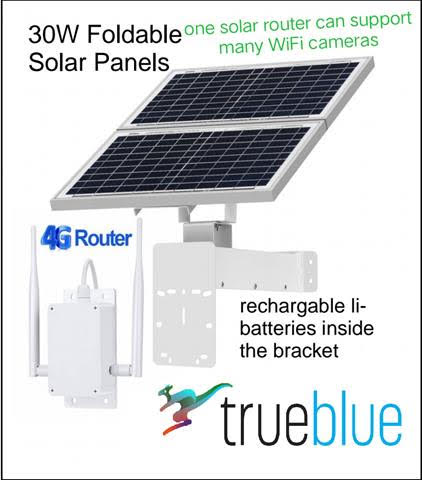 4G SIM To WiFi Solar Router For CCTV