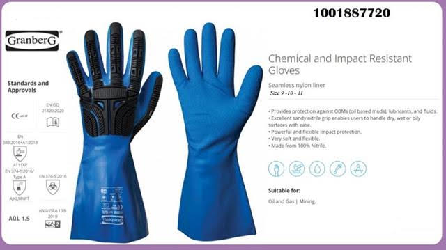 PPE - CHEMICAL PROTECTION GLOVES Europe