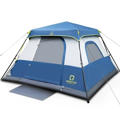 QOMOTOP 6-Person Waterproof Camping Tent