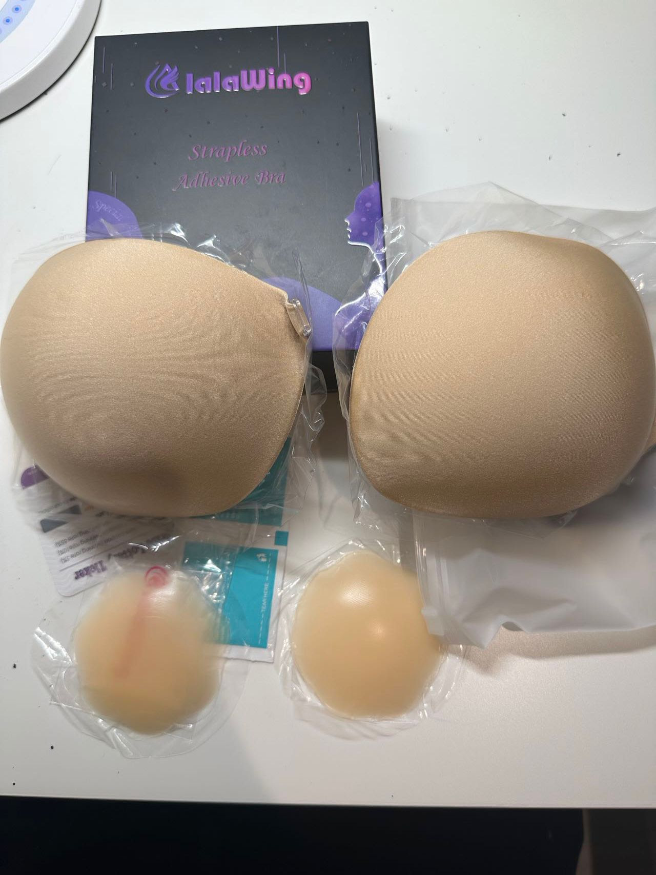 lalaWing Adhesive Sticky Strapless Bra. 7300 pairs. EXW Los Angeles $1.99 pair.