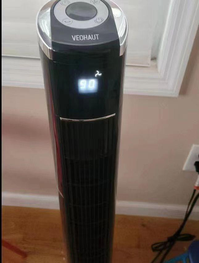 Veohaut Quiet Oscillating Bladeless Tower Fan with Remote, LED Display, Timer. 6484 units. EXW Los Angeles $21.00/unit  